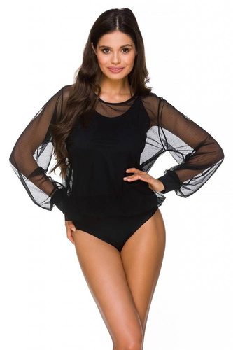 232 Dámske body Lupoline - čierne