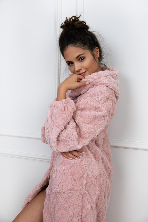 Dámsky župan Bethany Sensis - špinavo ružový