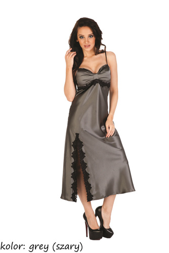 926 Kleoree Dlhá nočná košeľa De Lafense - sivá