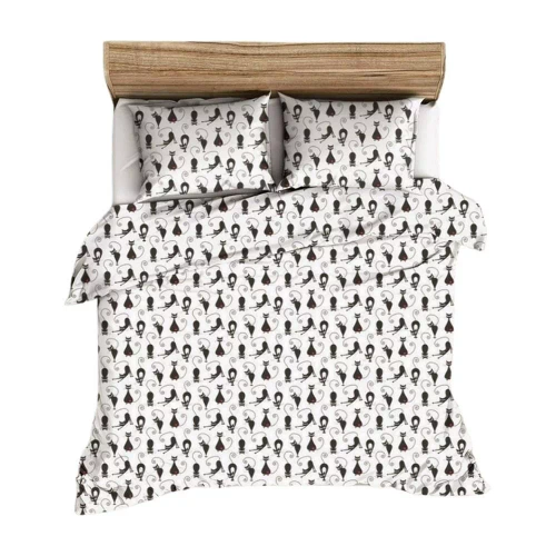 51N Bielawa KARO posteľná bielizeň z kôry | 100% bavlna, gombíky, gramáž 140 g/m²