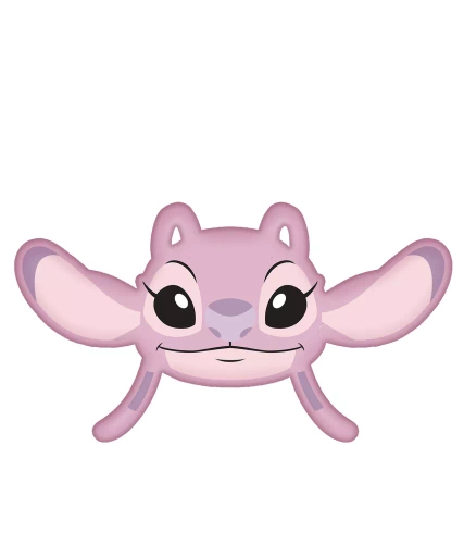 Vankúš v tvare Lilo a Stitch Jerry Fabrics ružový