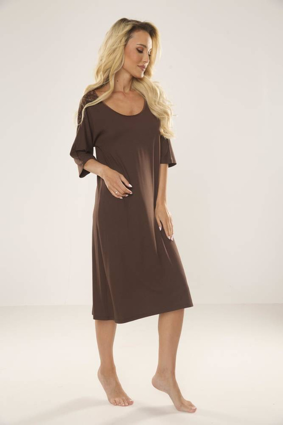 616 Ramona Forex nočná košeľa - hnedá