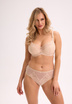 Polovystužená podprsenka béžová