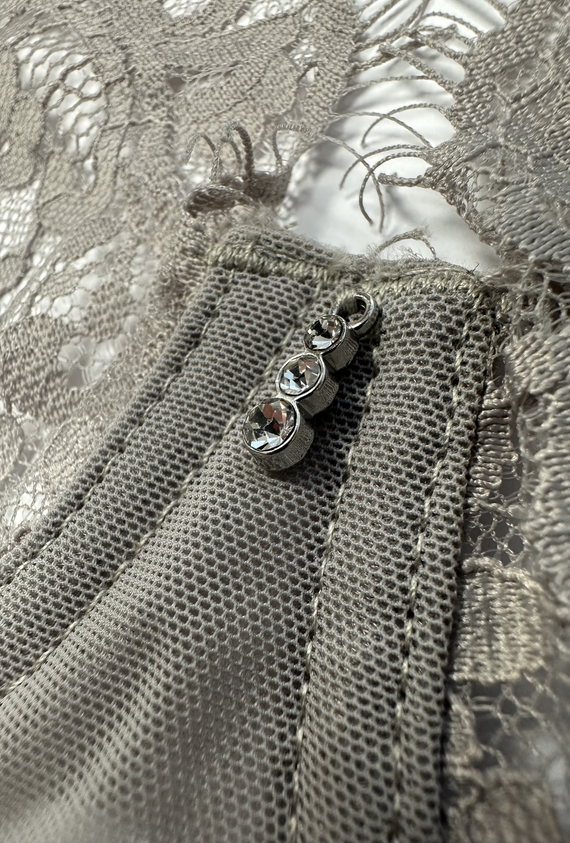 Zovel Body Light Grey Passion grey - elegantné body pre ženy