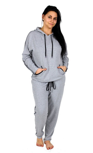 459 Dámska tepláková súprava Nice Forex - svetlý melír