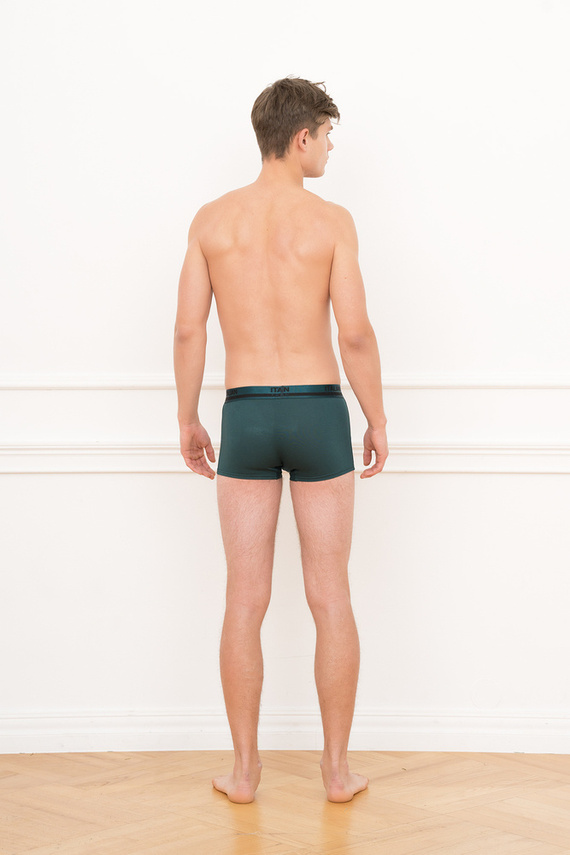 Umberto pánske boxerky Talianska móda - tmavozelené