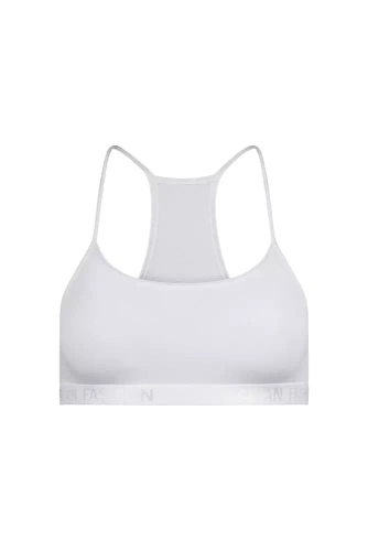 Nikola Dievčenská podprsenka s úzkymi ramienkami Italian Fashion - biela