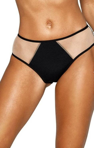 P-932/2 Lou Dámske nohavičky Kinga black-beige