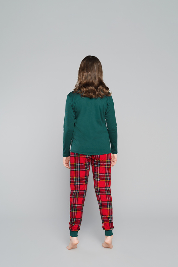 Santa pyžamo dievčatá Talianska móda - zelená