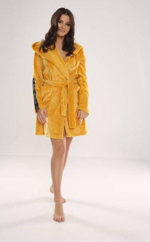 626 Abigail Dámsky krátky župan Forex - medový