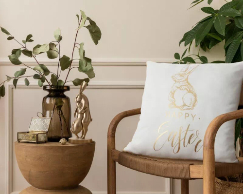 Eurofirany Wiosna 43 – dekoratívny veľkonočný poťah štýlový