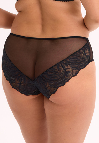 GFP 1228 Isla Dámske plné figy Gaia - klasické, pohodlné, s čipkou čierne