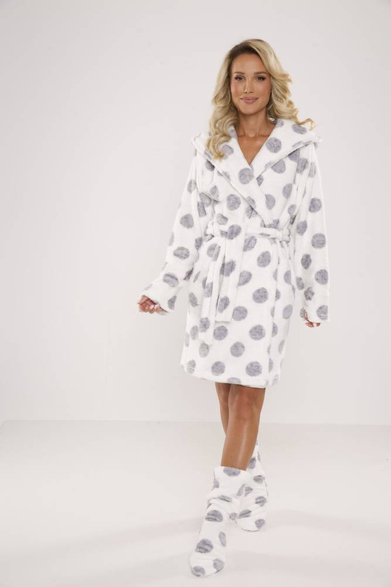 323 Dots Forex župan - ecru