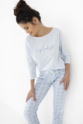 Dámske pyžamo Marina Sensis - modré