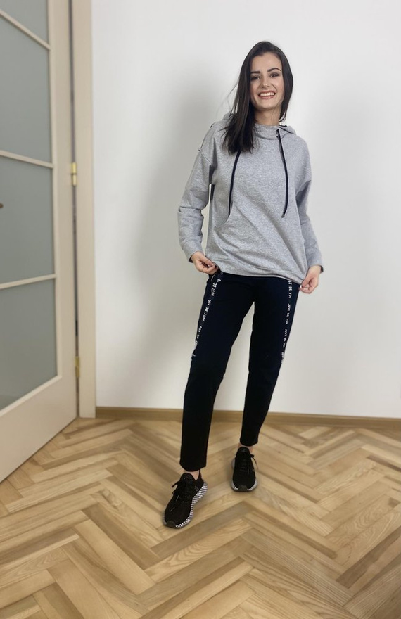 496 Dámska tepláková súprava Just Forex - svetlý melír