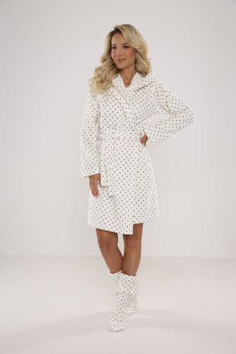 546 Melanie Dámsky krátky župan Forex - ecru