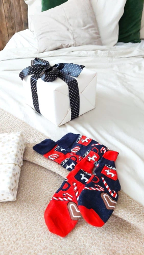 S162D Cookies Dlhé ponožky Italian Fashion