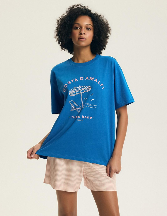 Letné pyžamo 44479 Edris bavlna a viskóza