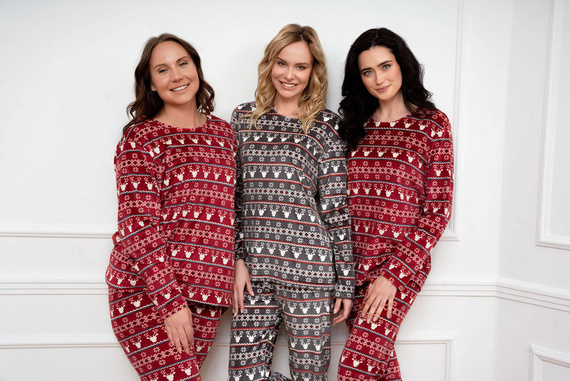 Island Fleece dámska súprava Italian Fashion - grafitová potlač