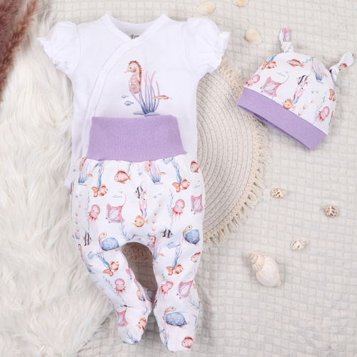 ABN-5490 Detská čiapka Underwater World Nini - organická bavlna, mäkká, priedušná