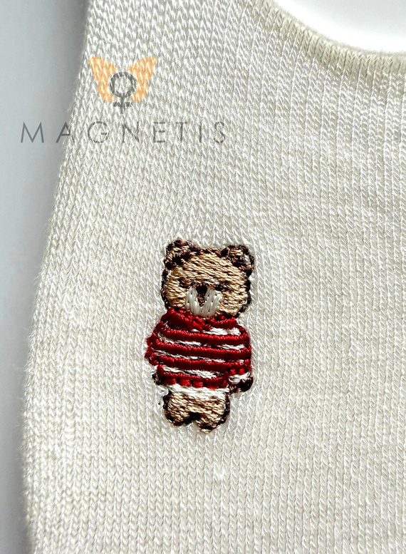 Magnetis YN-251132 – dámske balerínové ponožky z viskózy so silikónom