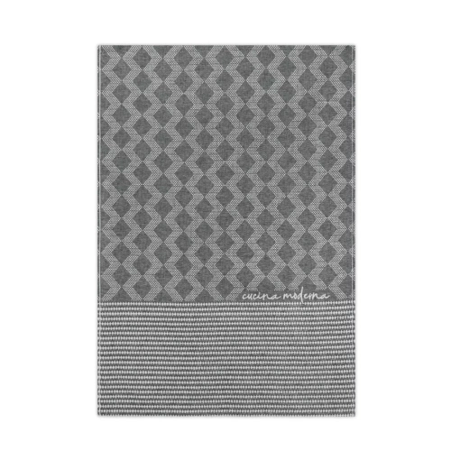 Utierka kuchynská MODERNA 037P Zwoltex 50x70 čierna bavlna Ultrasoft 200 g/m²