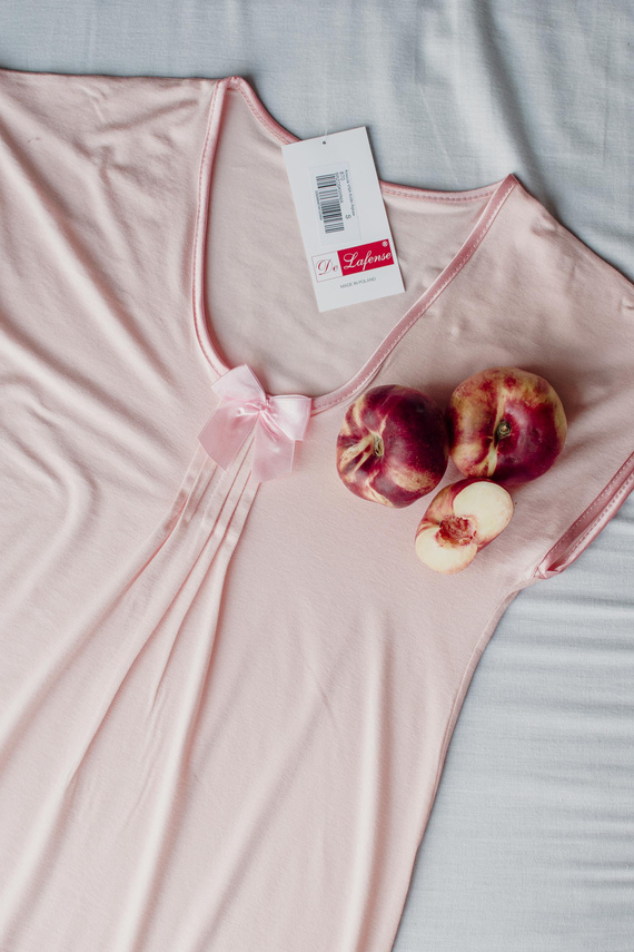 870 Nočná košeľa Visa De Lafense - broskyňová