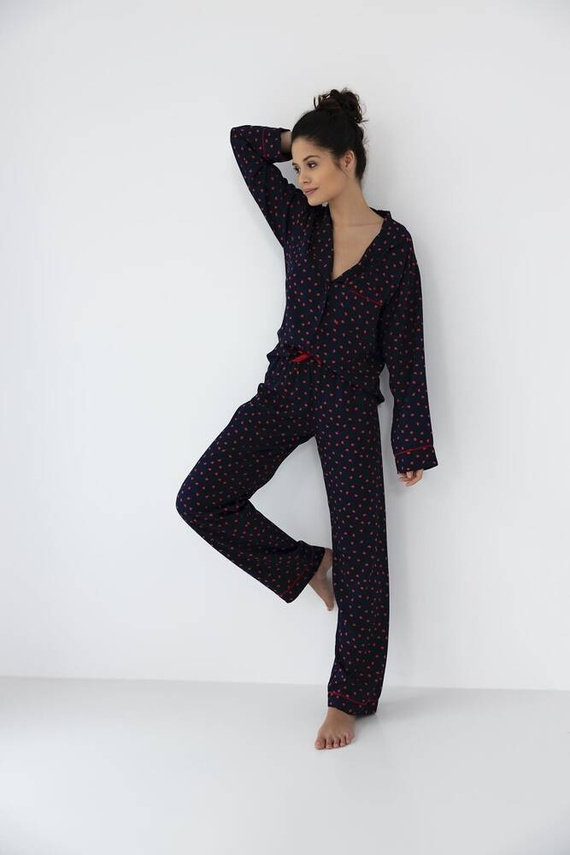 Sophia Dámske pyžamo Sensis - tmavomodré