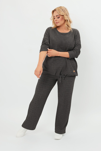 Avira Dámsky set Italian Fashion - tmavý melír