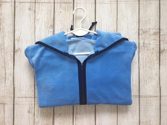 374 / 375 Detský župan Desiree - modrý