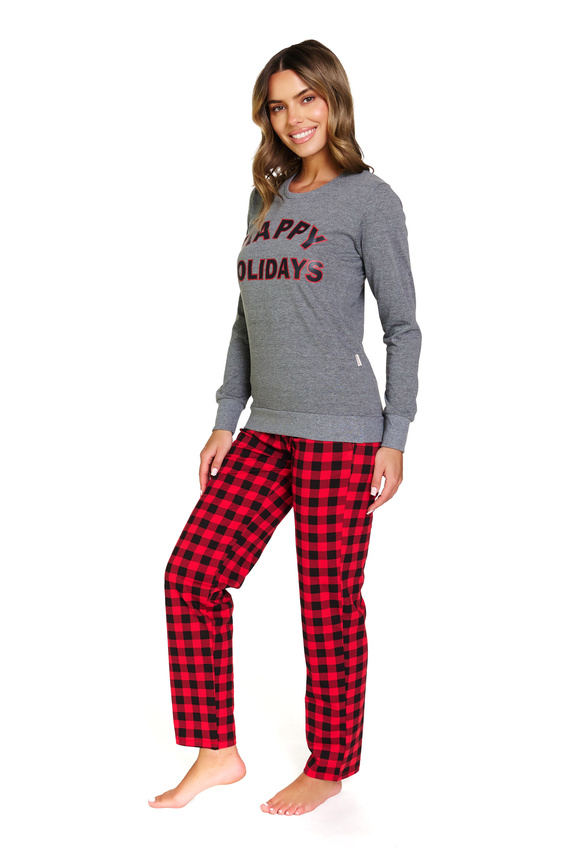 Dámske pyžamo 7343 Dark Grey Doctor Nap - 100% bavlna