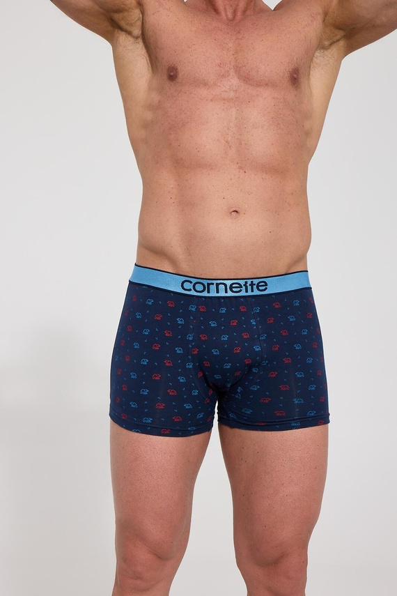Cornette Tattoo Billionaire 2 280/259 pánske bavlnené boxerky čierne