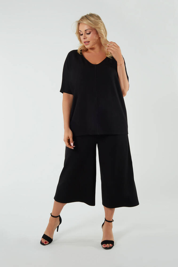 Soler Dámske culottes 7/8 Italian Fashion - čierne