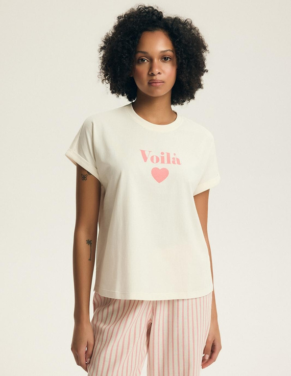 Dámske pyžamo Henderson Darlan 43707 – bavlna, dlhé nohavice, potlač