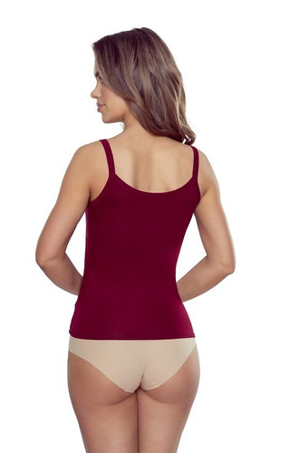 Lucita Dámske viskózové tričko Fitted Everyday Sports Blouse - bordová