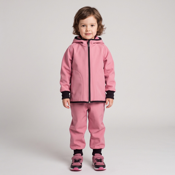 229001 Nicol Softshellová dievčenská bunda s kapucňou, fleece, reflexná