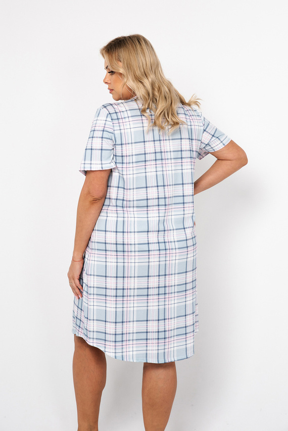 Nočná košeľa Allison s krátkym rukávom Talianska móda - potlač