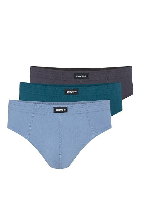 1446 K670 Pánske bavlnené nohavičky Henderson, 3 kusy v škatuli