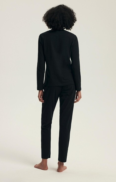 43727 Dairoku Henderson dámske pyžamo čierne - bavlna, dĺžka. rukávy a nohavice