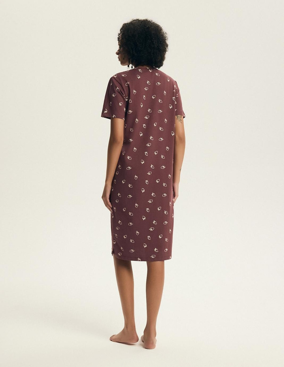 Nočná košeľa Henderson Evika 45304 – bavlna, potlač jahody