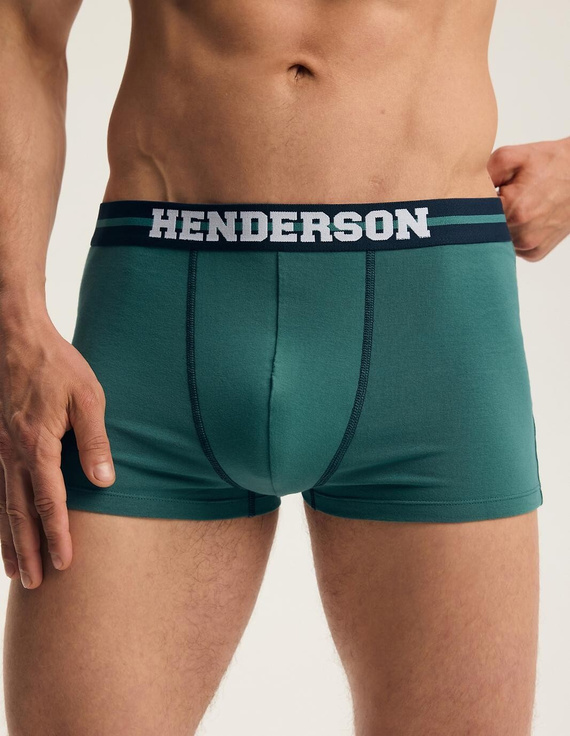 Pánske boxerky Henderson 46098 Find2 2-balenie bavlnené so širokou gumou a logom