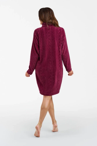 Rena Dámsky župan Italian Fashion - bordový