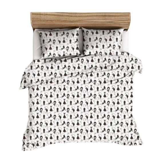 51N Bielawa KARO posteľná bielizeň z kôry | 100% bavlna, gombíky, gramáž 140 g/m²