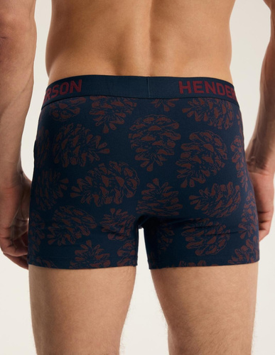 Pánske boxerky Henderson 45486 Fawn 2-pak bavlnené so širokou gumou a logom