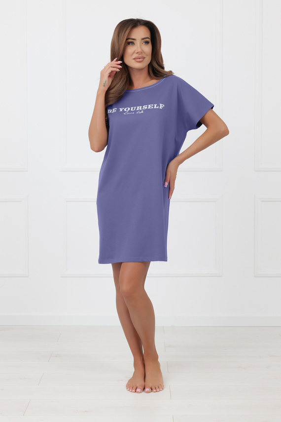 Dámska nočná košeľa Rima Italian Fashion 100% bavlna krátky rukáv