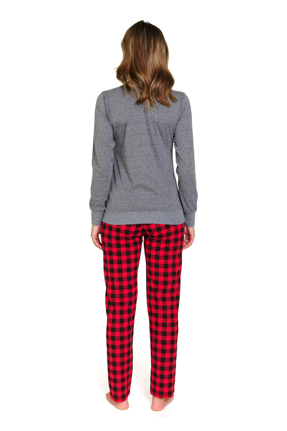 Dámske pyžamo 7343 Dark Grey Doctor Nap - 100% bavlna