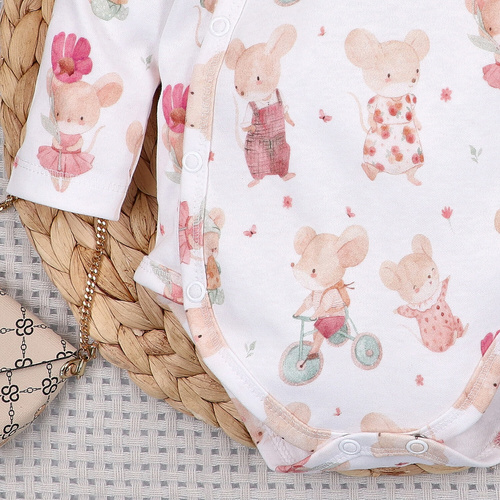 Body Nini Little Mouse 100% organická bavlna, vyrobené v Poľsku