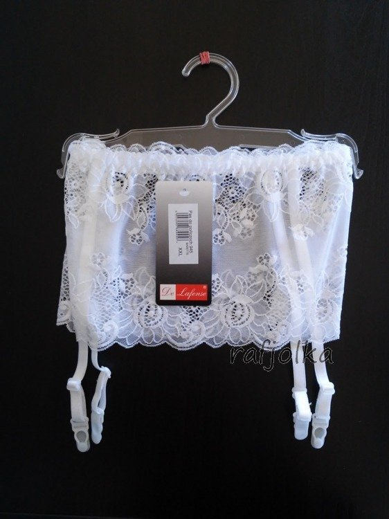 945 Babette Forex podväzkový pás - biely