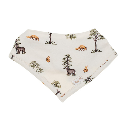 218076 Šatka pre bábätká Yogi Bear Nicol - bavlna, lesný vzor