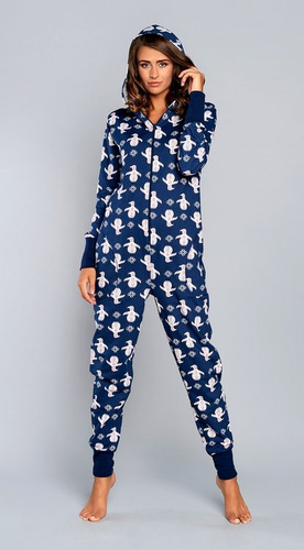 Nana Dámsky dlhý overal Italian Fashion - červený